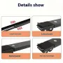 Adjustable Appliance Base with Double Row 24 Wheels 45-70cm Length 300KG Load Capacity Enhanced Mobility Sturdy Construction for Heavy Appliances in Black or Silver