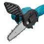 550W 21V 4'' Mini Cordless One-Hand Electric Chain Saw Woodworking Wood Cutter W/ 2pcs Battery