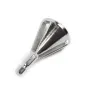 1Pc Deburring External Chamfering Tool Hss Triangular Handle / Hexagonal Handle Pagoda Metal Steel Step Drill Bit Hole Drill Conical Drill Countersink Hole
