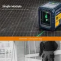 CIGMAN CM-G02/CM-G02A Laser Level Tool 2 Lines 510-530nm Green Laser IP54 30M Range High Accuracy Rechargeable Battery
