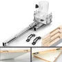 2 in 1 Woodworking Connector Slotter Wardrobe Cabinet Invisible Fastener Hinge Hole Opener Mold Trimming Machine Woodworking Tool