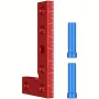 Small Square Center Finder Tool Compact 50x100mm Aluminum Alloy Mini Square Ruler Precise 90° Marking Center Finder
