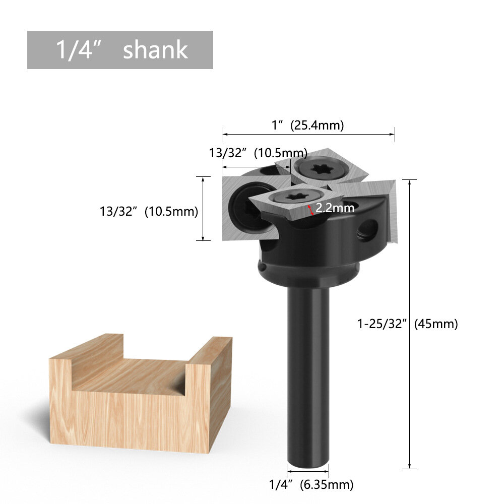 1/4 Inch 6.35mm Shank