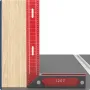12 Inch 16 Inch Woodworking Square Aluminum Framing Mitre Square Ruler for Leveling and Measuring Rafter Ruler