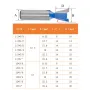 LAVIE 6pcs 12mm 1/2\ 1/4\ Shank Dovetail Router Bits Set 14 Degree Joint Router Bit Woodworking Engraving Bit Milling Cutter for for Making Boxes Drawers Chests
