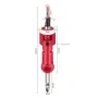 Woodworking Step Drill Bit Countersink Drill Bit with Adjustable Depth Stop 82 Degree Carbide Tipped with Replaceable Pilot Drill Bit1/4\ Quick Release Hex Shank for Woodworking Pilot Screw Holes