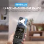 FNIRSI FPM-02 High Precision Illuminance Luxmeter Light Meter 99990 LUX Range Rotatable Probe TFT HD Screen Temperature Humidity Measurement Portable USB Rechargeable Sensor