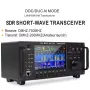 RS-998 HF Shortwave Transceiver 100W Full Frequency Spectrum Display Built-in Antenna Tuner Wide Frequency Range 0-750MHz Multi-Mode Operation