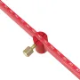 300mm Adjustable Drawing Circle Ruler Aluminum Alloy Construction Center Finder Fixed-Point Circle Line Marking Perfect for Woodworking and Crafts Create Precise Circles with Ease