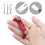 Honing Guide Aluminum Chisel Sharpener for Woodworking Chisels and Planes Chisel Sharpening Holder Guide with Angle Scale