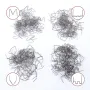 500PCS Wave Repair Staples Car Tools For Plastic Welder 0.6mm & 0.8mm Standard Pre Cut Welding Machine Wave Staples