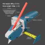 Drillpro Gypsum Board Cutting Tool All-in-one Hand Tool with Measuring Tape and Utility Cutter Alloy Gypsum Board Cutter for DIY Gypsum foam Board KT Board Cardboard