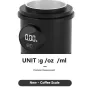 Digital Coffee Dosing Cup 0.1g Precision Espresso Scale 500g Max Capacity Compact Portable Energy Efficient USB Rechargeable Precise Measurement Touch Screen Espresso Accessory