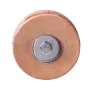 Leather Polishing Wheel 60 mm Diameter 5 mm Shank Jade Gemstone Agate Polishing and Waxing Yellow Cowhide Leather
