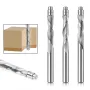 1/4 Inch 6.35mm Shank Compression Spiral Router Bits Tungsten Carbide Flush Trim Router Bit Up Down Cut Router Bit 1/4\ 6.35mm Cutting Diameter