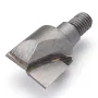 Drillpro M10 16.5-30mm Carbide Soubers Plunging Cutter Wood Cutter for Soubers Mortice Lock Fitting Jig Woodworking Tool