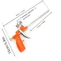 Expanding Foam Gun Metal Polyurethane Spray Tool 70MPa 10L/min High Pressure Insulating Caulking Foam Sprayer for Sealing Small Gaps Renovation