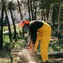 Industrial Forestry Safety Helmet Protection System Chainsaw Hard Hats with Adjustable Ear Muffs & Face Shield Visor