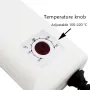 120W EU Plug Hot Glue Gun Hot Melt Glue Gun Kit Adjustable Temperature Professional Heavy Duty Hot Glue Gun for Home Quick Repairs DIY Small Projects Arts and Crafts