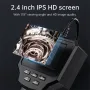 Inskam 8.0mm Industrial Endoscope with HD Camera 2hr Battery Life IP67 Waterproof 2.4-inch IPS Screen for Automotive Inspections No Photo or Video