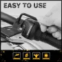 Heat-Treated Steel Allen Wrench Set 31-Piece SAE and Metric Hex Keys Black-Oxide Finish Torque Handle High Leverage Long and Short Keys Easy Organization