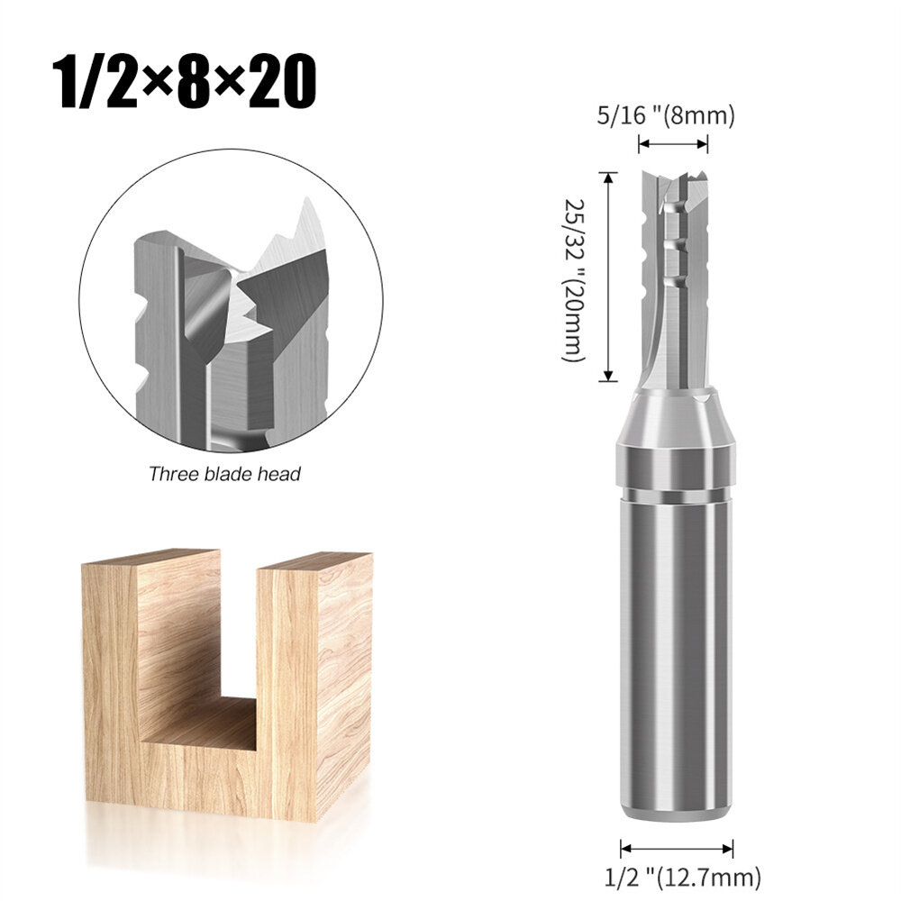3 Flutes-1/2*8*20