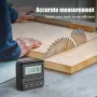 HT-300C Digital Level Inclinometer Protractor 4*90° Range Magnetic Attachment ABS Plastic High Accuracy ±0.1° CE FCC RoHS