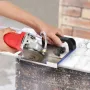 45 Degree Grinder Jig Tile Chamfering Tool Angle Grinder Stand Stainless Steel ABS Construction Secure Clamping System Suitable for Ceramic Stone Cutting Professional Precision