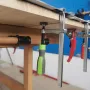 Guide Rail Clamps 120/160/200/300mm Dovetail Clamp With Plastic Handle Screw Action Arm For Woodworking MFT Table Track Saw Rails