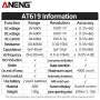 ANENG AT619 Digital Voice Broadcast Multimeter Clamp Professional AC/DC Clamp Meter Ammeter Current Clamp Tester for Electrician