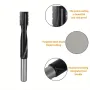 12mm Shank Solid Carbide Spiral Router Bit Mortising Bit 16mm Cutting Diameter for Woodworking Door Lock