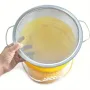 Stainless Steel 60 Mesh Paint Strainer Fits 5 Gallon Bucket Fine Mesh Filter for Spray Gun Easy to Clean Reusable