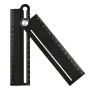 Multifunctional Aluminum Alloy Ruler High Precision 0.1 cm Versatile Measuring Tool Angle Ruler Compass for Drawing Circles and Arcs