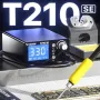 T210 SE Digital Display Thermostatic Soldering Station 50W LED Display AC110-240V 180-450°C Universal C210 Series Tip