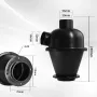 Cyclone Filter Cyclone For Vacuum Cleaner Detachable Cyclone Dust Collector With Filter Cyclone Separator Dust Powder Filter