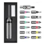 13-in-1 L1005-A Metal Ratchet Screwdriver Set Magnetic Bits Ergonomic Handle CRV Material Portable Maintenance Tools