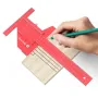 210mm/280mm Woodworking Scriber Marking Measuring Gauge T Ruler Aluminum Alloy Metric/Inch Scale for Carpentry and Woodworking