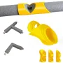 Foam Pipe Cutter Tool Set ABS Material 3 Sizes 4cm 5cm 5.5cm Precision Cutting Green Yellow Options Clean Accurate Cutting Tool