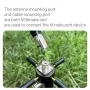 160m-6m 100W M10 Thread Antenna Base Outdoor Antenna Mount for Vehicle Shortwave Antenna
