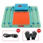 Mini BGA Heating Station 110V-220V 120x120mm Digital Control MacBook CPU GPU PCH Aluminum Alloy Repair Tool