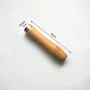 5PCS Wooden File Handles Ergonomic Secure Fit 9cm Length 4mm Diameter Fits 4-6 Inch Files Versatile for Metal Files Wood Rasps Screwdrivers Hand Drills
