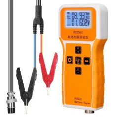 RC3563 200Ω 100V Handheld Portable Battery Internal Resistance Voltage Tester 3-digit Display Battery Tester High-precise True Four-wire AC Lithium Lead-acid Lithium Battery Detector