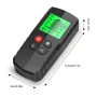 5-in-1 Stud Finder Wall Scanner with Backlit Display - Accurately Detect Wood Metal Studs Live AC Wires Enhanced Depth Detection Essential Tool for Home Improvement and Construction