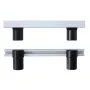 2Pack Aluminum Alloy Workbench Planing Stop Board Woodworking Table Baffle Plate Quick Release Limit Block Stop Rod Table Stop For Desktop Workbench Wood DIY Woodworking Tool
