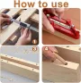Imperial Metric Self-centering Doweling Jig Drill Guide Hole Punch Locator Precision Woodworking Tool
