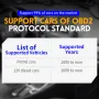 FNIRSI FD10 차량 OBD2 스캐너 코드 리더 오류 해결 OBD 진단 도구 iOS 안드로이드 블루투스 V5.1 엔진 경고등 자동차 수리