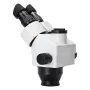 Trinocular Head 3.5X-100X Simul Focal Continuous Zoom Stereo Microscope WF10X/22mm Eyepiece For Phone PCB CPU Soldering Repair