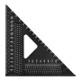 Aluminum Alloy 7 Inch Right Angle Ruler Metric Imperial Scale 90 Degree Angle Carpenter Square Woodworking Tool Accurate Measurement