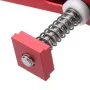 HONGDUI Red Quick Acting Hold Down Clamp Aluminum Alloy T-Slot T-Track Clamp Set Woodworking Tool for Woodworking Table