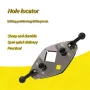 3 In 1 Guide Hole Jig Woodworking Tile Puncher Locator Stainless Steel Centering Round Wooden Tenon Drilling Locator Range Tool